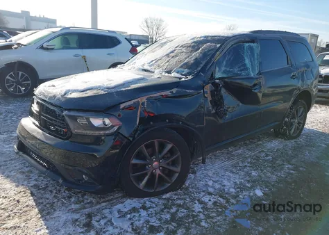 2018 Dodge Durango Gt Awd из США, поврежденный, VIN 1C4RDJDG4JC329888